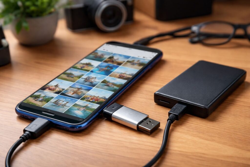 backup photos without cloud